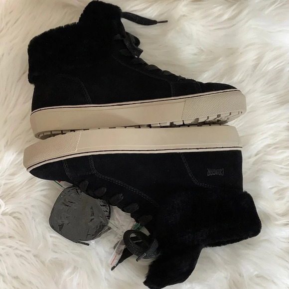 NWT Cougar Suede Downey Shearling Hi-Tops Sz-8 - Picture 6 of 8